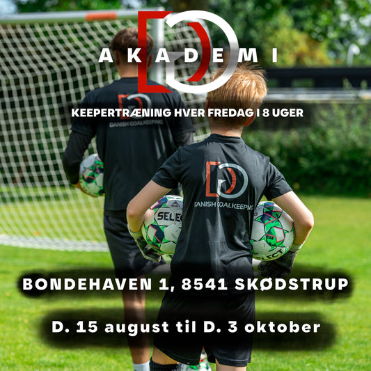 Danish Goalkeeping Akademi d. 15 august til d. 3 oktober - Jylland